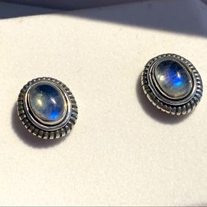 Beautiful Sterling Silver Moonstone Earrings